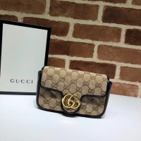 Practical Gucci GG Marmont mini shoulder bag 574969 black 