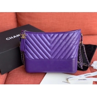 Original Cheap Chanel gabrielle hobo bag A93824 purple