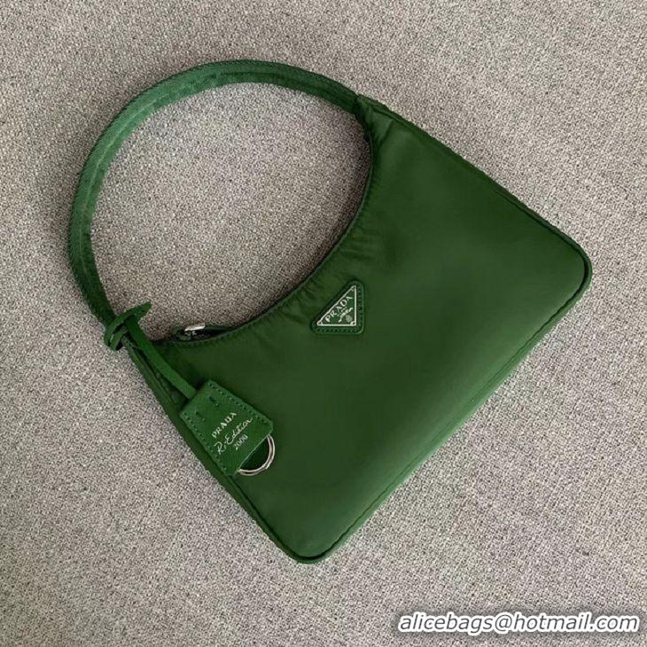 Buy Wholesale Prada Re-Edition nylon Tote bag 91204 green
