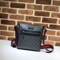 New Fashion Gucci GG Supreme Small Messenger Bag 523599 Black
