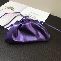 New Fashion Bottega Veneta Nappa lambskin soft wide large Shoulder Bag 585852 Purple