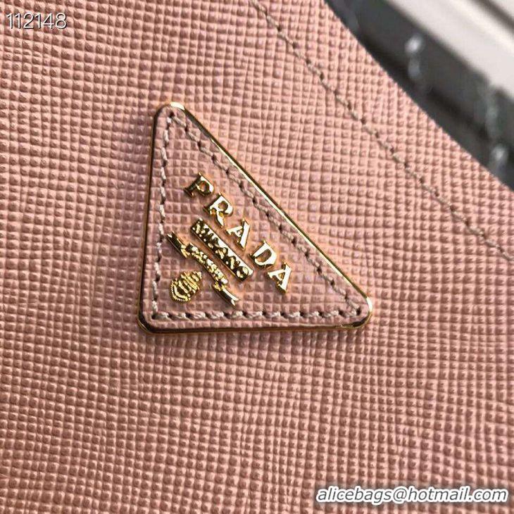 Trendy Design Prada Panier small Original Saffiano Bag 1BA217 Pink