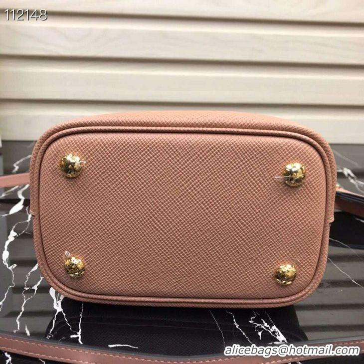 Trendy Design Prada Panier small Original Saffiano Bag 1BA217 Pink