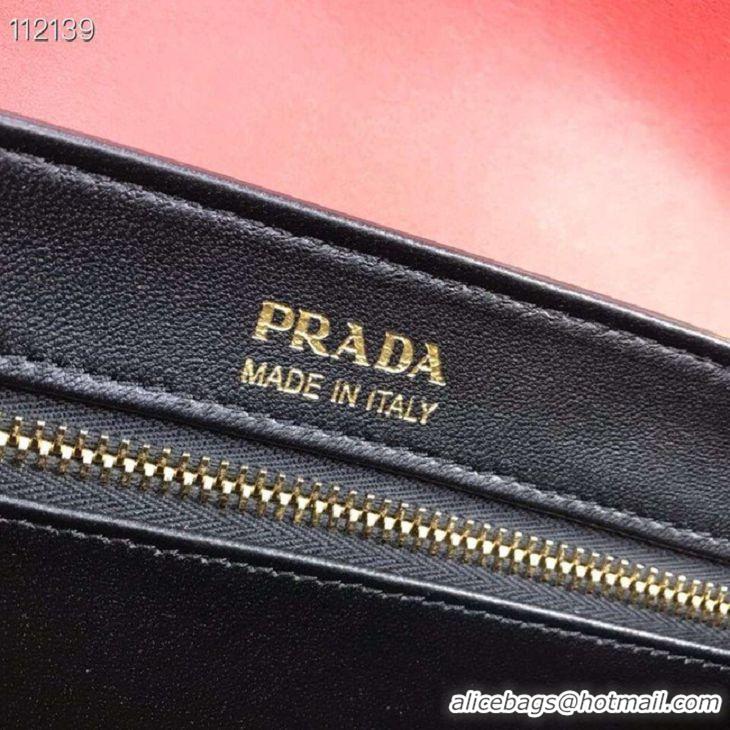 Most Popular Prada Embleme Saffiano leather bag 1BN005 red