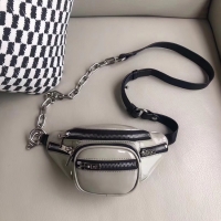 Famous Brand Alexander Wang leather Mini-pocket 0002 grey