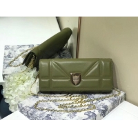 New Discount DIOR CLUTCH gold-tone metal C1040A green