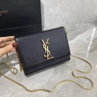 Inexpensive Yves Saint Laurent Kate mini Original leather Shoulder Bag Y593122 Black