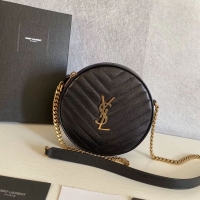 Buy Ladies SAINT LAURENT leather shoulder bag Y610436 black