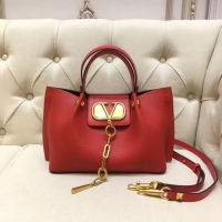 Affordable Price VALENTINO Origianl leather tote 2070 red