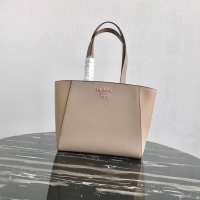 Unique Style Prada Embleme Saffiano leather bag 1BG288 Apricot