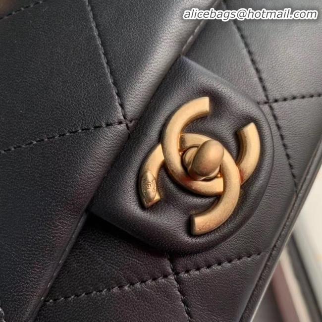 Affordable Price Chanel Flap Bag Original Sheepskin Leather AS1466 black