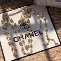 Newly Launched Chanel CC Pearl Chain Belt 10319 Gold