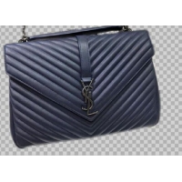 Grade Discount YSL Classic Monogramme Original Leather Flap Bag Y392738 Blue