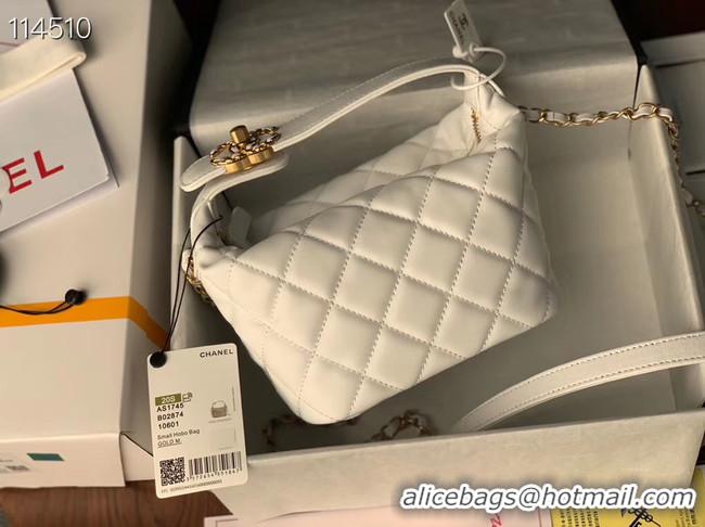Top Quality Chanel Small hobo bag AS1745 white