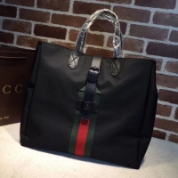 Top Quality Faux Gucci GG Supreme canvas top handle bag 337069 black