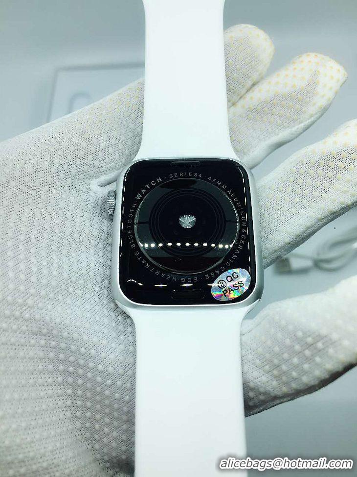 Grade Quality Apple Watch Silver Aluminum Case With White Spot Band AW8795