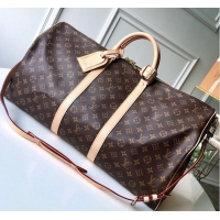 Popular Style Louis Vuitton Monogram Canvas Keepall 55 Travel Bag M44114