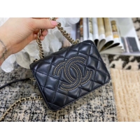 AAAAA Wholesale Chanel Lambskin flap bag AS1514 black