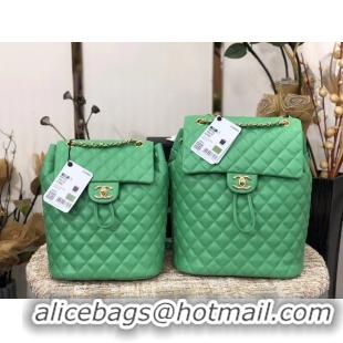Low Price Chanel Backpack Sheepskin Original Leather 83431 green