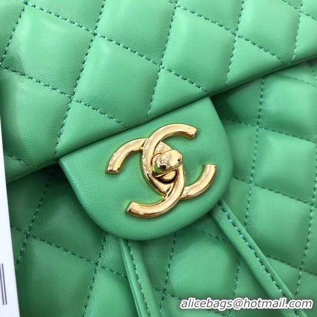 Low Price Chanel Backpack Sheepskin Original Leather 83431 green