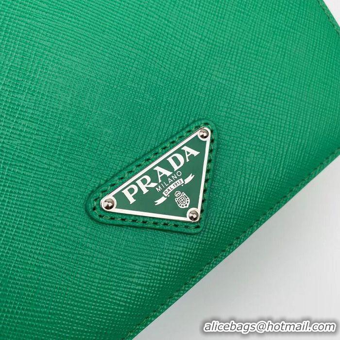 Trendy Design Prada Saffiano leather mini shoulder bag 2BD032 green