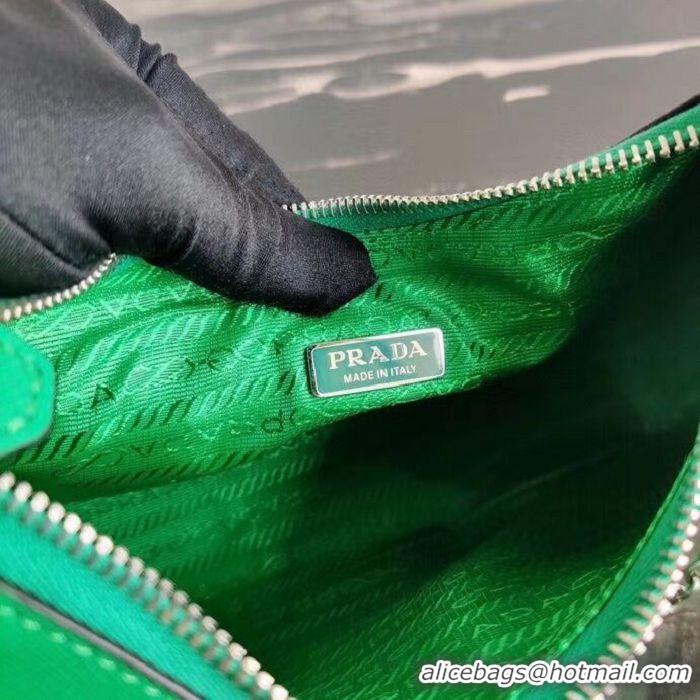 Low Cost Prada Saffiano leather mini shoulder bag 2BH204 green