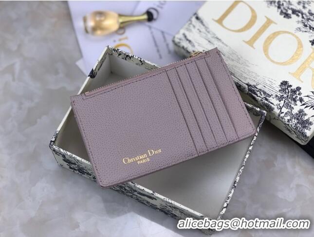 New Luxury Dior Diorama Calfskin Coin Purse Wallet CD2001 Light Purple 2019