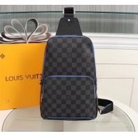 Good Quality Louis Vuitton Damier Graphite Canvas AVENUE SLING BAG N42424