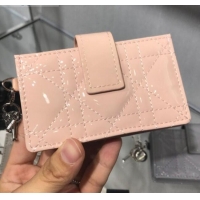 New Product Dior Lady Dior Cannage Lambskin Card Holder CD2652 Nude 2019