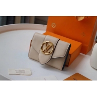 Super Quality Louis Vuitton Original LV PONT 9 Wallet M69176 white