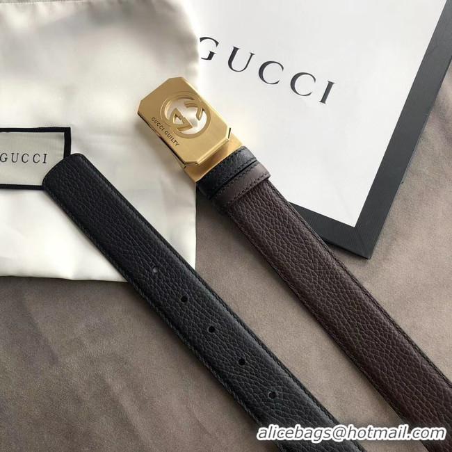 Best Grade Gucci Original Calf Leather 35MM 3306-2