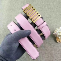 Luxury Dior 30mm Leather Belt CD2365 Pink