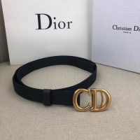 Grade Quality Dior Calf Leather Belt Wide with 20mm 5361 black