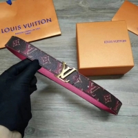 Luxury Louis Vuitton Leather Belt M0202W 30MM