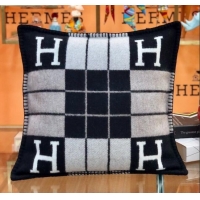 Good Quality Hermes Avalon Pillow Small Model 50 x 50 cm H1520 Black 2020