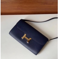 Stylish Hermes Constance to go mini Bag H4088 royal blue