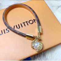 Top Quality Louis Vuitton Monogram Pearl Pendant Bracelet LV2560