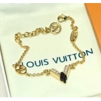 Low Cost Louis Vuitton Black V Bracelet LV0706 2020