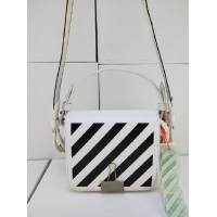 Top Quality Off-white Diagonal Stripe Mini Flap Bag OF8950 Off White