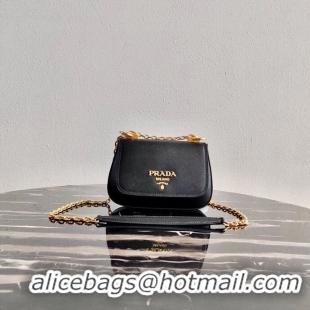 Grade Classic Prada Saffiano leather shoulder bag 2BD275 black
