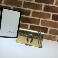 Luxury Discount Gucci Dionysus Leather Super mini Bag 476432 gold