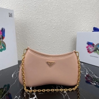 Top Grade Prada Saffiano leather shoulder bag 2BC148 pink