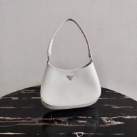 Popular Style Prada Saffiano leather shoulder bag 2BC499 white