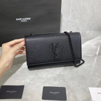 Crafted Fashion Saint Laurent Monogramme Cross-body Shoulder Bag Y364021 black