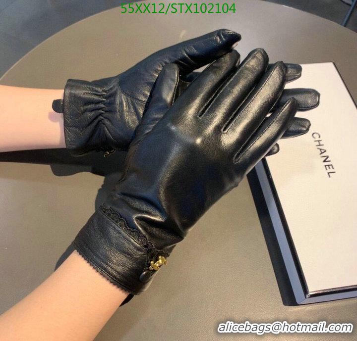Popular Style CHANEL Warm Leather gloves Womens Gloves C111894