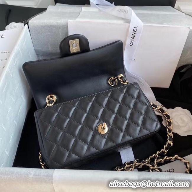 Traditional Discount Chanel Flap Bag Lambskin & Gold-Tone Metal AS2326 Black