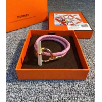High Quality Hermes Glenan Double Tour Bracelets H8520 Pink