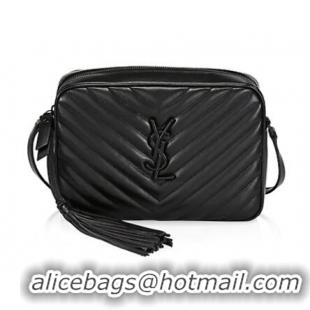 Grade Qualtiy Saint Laurent Lou Matelassé Leather Camera Bag 520534 All Black