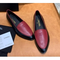 Good Looking Chanel Calfskin Loafers with CC Logo Charm G36717 Black/Brown