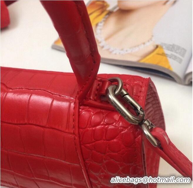 Top Design Balenciaga Original Leather 2595 Red